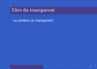 transparent sur fond color