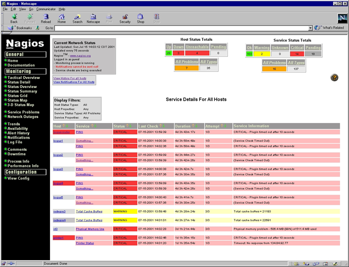 service view screenshot