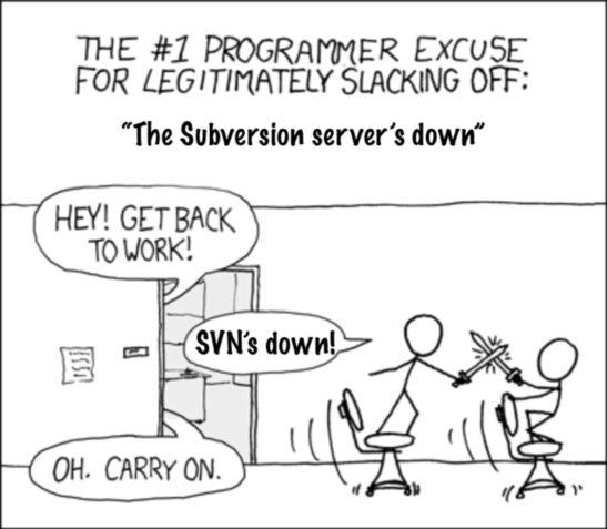 L'excuse n°1 des programmeurs pour se la couler douce...