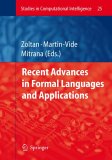  Recent Advances in Formal Languages and Applications