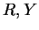 $ R,Y$